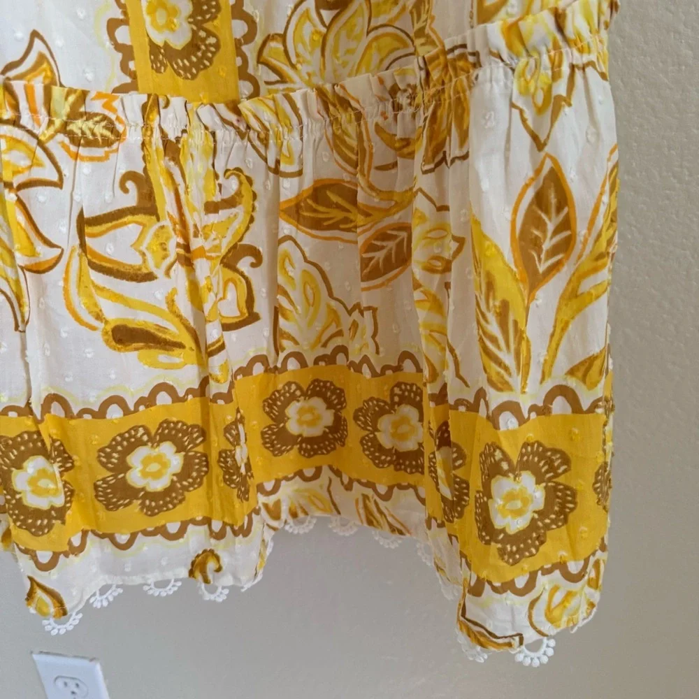Caroline Constas Floral Mini Dress Size M - Picture 5 of 9